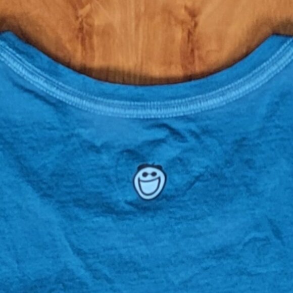 NWT Life Is Good Aqua Classic Fit Crew Neck Long Sleeve Tee Stay Out All Night M - Picture 7 of 10